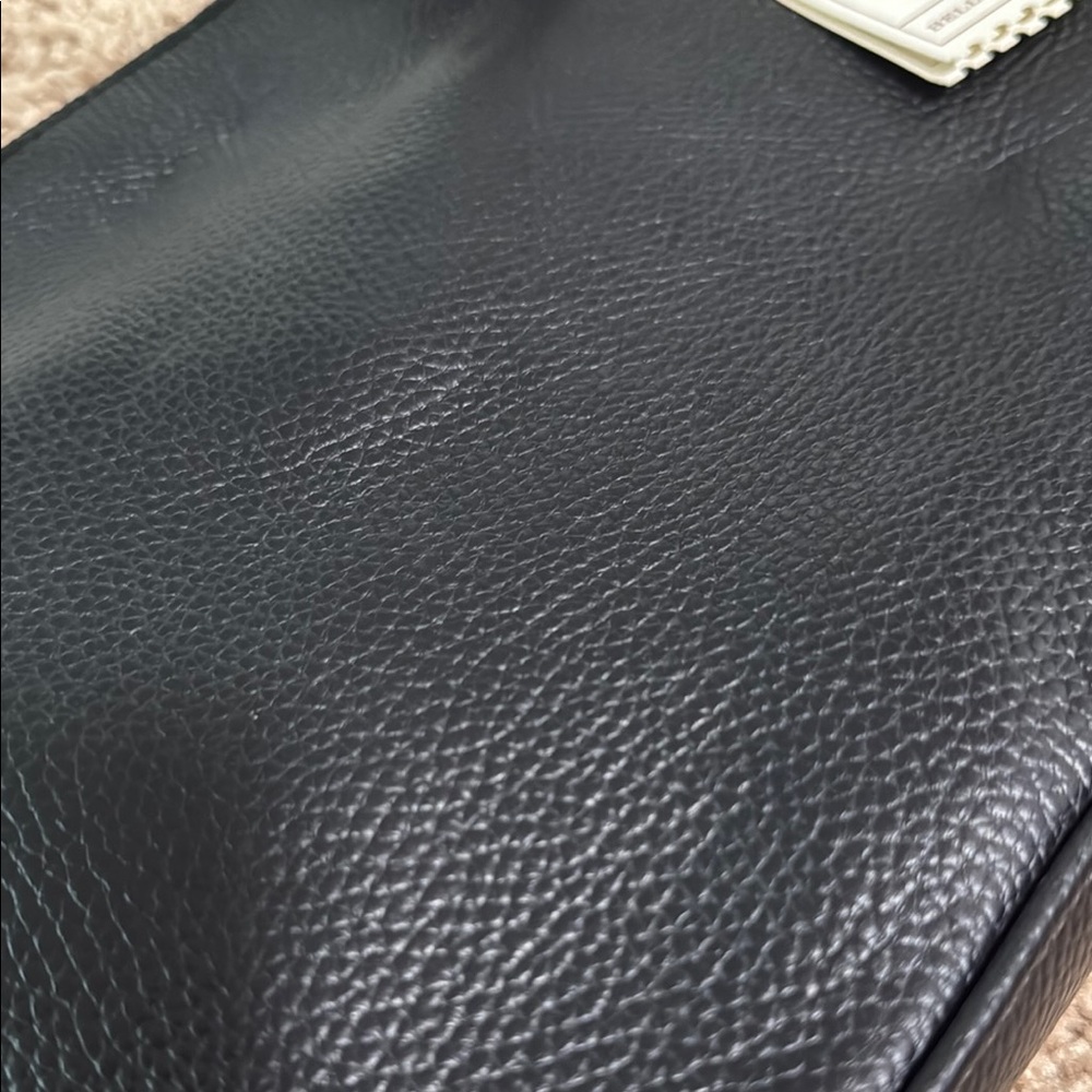 Valentina Black and Tan Crossbody Bag with Structured Silhouette - Picture 5 of 5